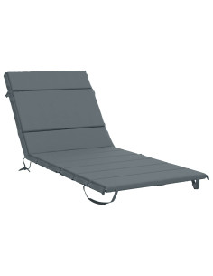 Cuscino per Lettino GEMERT 100% Poliestere Blu 200 x 80 x 3 cm