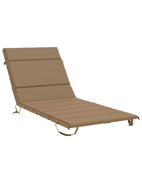 Cuscino per Lettino GEMERT 100% Poliestere Tortora
