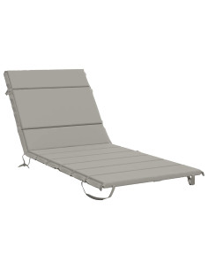 Cuscino per Lettino GEMERT 100% Poliestere Grigio