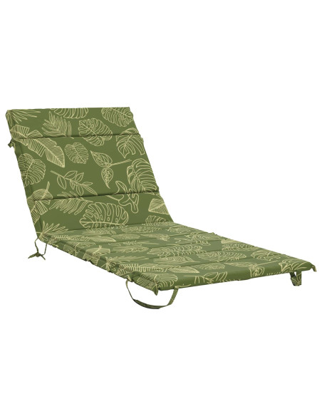 Cuscino per Lettino GEMERT 100% Poliestere Design a foglia