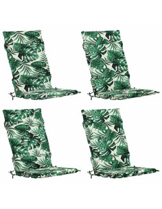 Cuscini per Sedia Alta in 4 Pezzi GEMERT 4 pcs 100% Poliestere