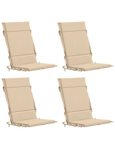 Cuscini per Sedia Alta in 4 Pezzi GEMERT 4 pcs 100% Poliestere
