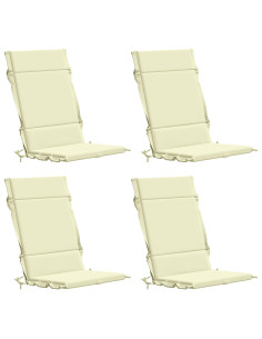 Cuscini per Sedia Alta in 4 Pezzi GEMERT 4 pcs 100% Poliestere