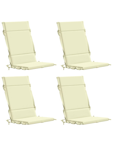 Cuscini per Sedia Alta in 4 Pezzi GEMERT 4 pcs 100% Poliestere