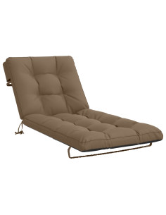 Cuscino per Lettino VIANEN 100% Poliestere Tortora