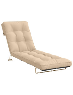 Cuscino per Lettino VIANEN 100% Poliestere Crema 2