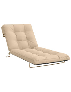 Cuscino per Lettino VIANEN 100% Poliestere Crema 2