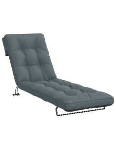 Cuscino per Lettino VIANEN 100% Poliestere Blu 200 x 50 x 8 cm 2