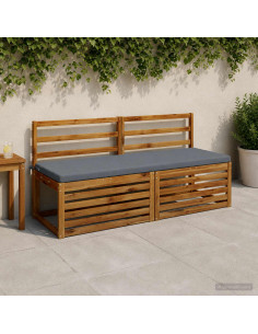 Cuscino per panchina SOEST 100% Poliestere Blu 140 x 50 x 5 cm