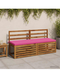 Cuscino per panchina SOEST 100% Poliestere Rosa 140 x 50 x 5 cm
