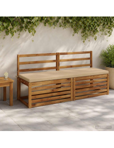 Cuscino per panchina SOEST 100% Poliestere Beige