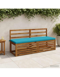 Cuscino per panchina SOEST 100% Poliestere Turchese