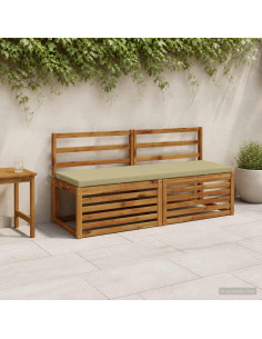 Cuscino per panchina SOEST 100% Poliestere Verde chiaro