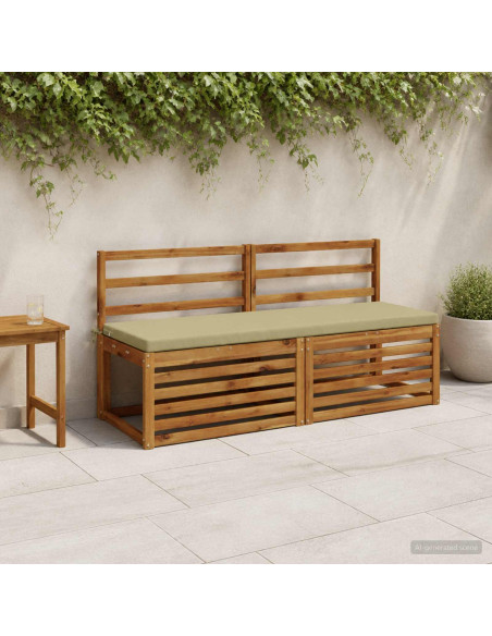 Cuscino per panchina SOEST 100% Poliestere Verde chiaro