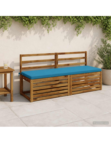 Cuscino per panchina SOEST 100% Poliestere Azzurro