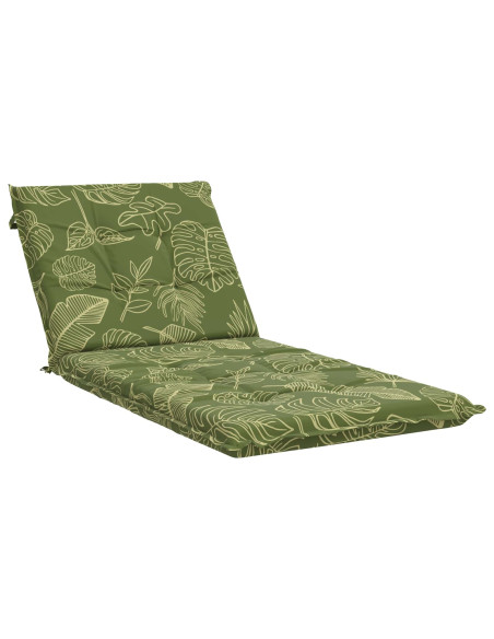 Cuscino per Lettino GEMERT 100% Poliestere Design a foglia