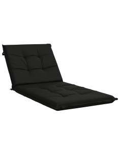 Cuscino per Lettino GEMERT 100% Poliestere Nero 190 x 80 x 9 cm