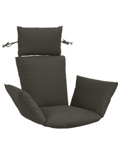 Cuscino Adirondack PUTTEN 100% Poliestere Antracite