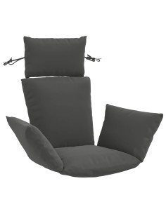 Cuscino Adirondack PUTTEN 100% Poliestere Antracite