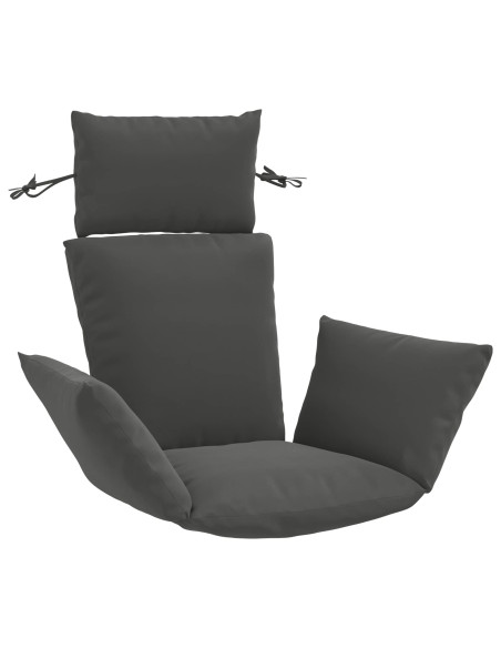 Cuscino Adirondack PUTTEN 100% Poliestere Antracite