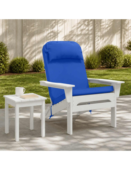 Cuscino per Lounger Sole 100% Poliestere Blu Reale