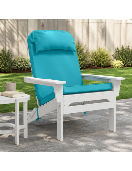 Cuscino per Lounger Sole 100% Poliestere Turchese