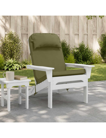 Cuscino per Lounger Sole 100% Poliestere Verde Oliva