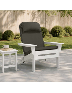 Cuscino per Lounger Sole 100% Poliestere Antracite