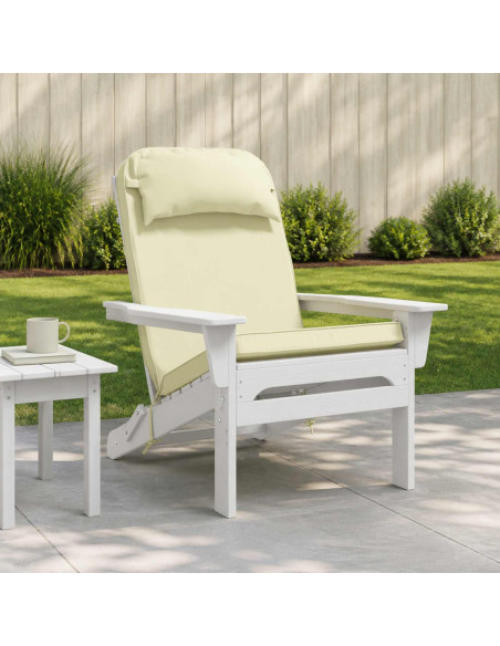 Cuscino per Lounger Sole 100% Poliestere Crema 55 x 124 x 5 cm