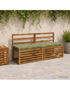 Cuscino per panchina SOEST 100% Poliestere Design a foglia