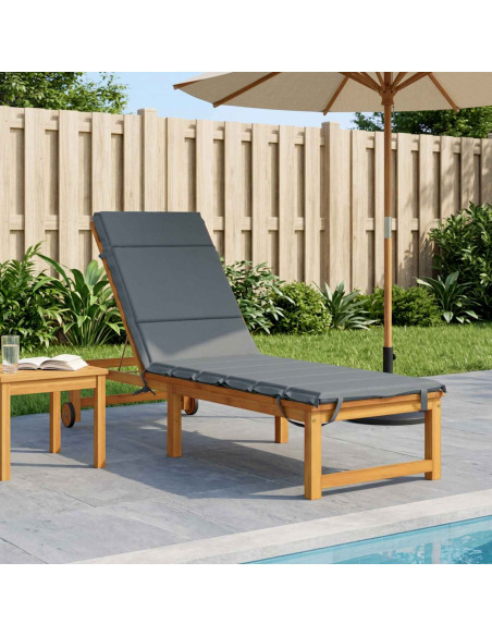 Cuscino per Lettino GEMERT 100% Poliestere Blu 200 x 50 x 3 cm