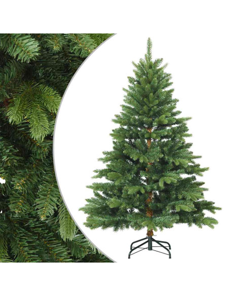 Albero di Natale Artificiale con Rami Pieghevoli Verde 120 cm