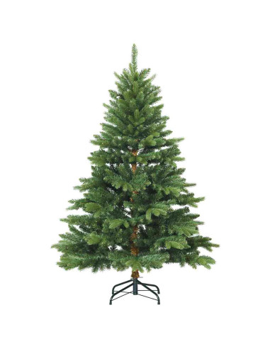 Albero di Natale Artificiale con Rami Pieghevoli Verde 120 cm