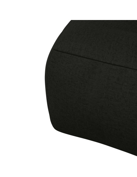 Cuscino per schienale di pallet VIANEN 100% Poliestere Nero