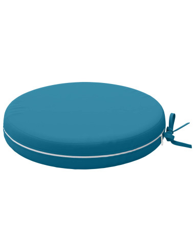 Cuscini per Sedia in 4 Pezzi SOEST 4 pz 100% Poliestere Azzurro
