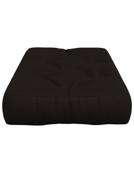 Cuscino per Pallet VIANEN 100% Poliestere Nero 120 x 40 x 12 cm