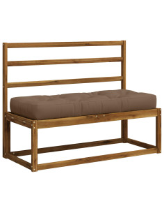 Cuscino per Pallet VIANEN 100% Poliestere Tortora 2