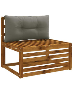 Cuscino per schienale PUTTEN 100% Poliestere Grigio 2