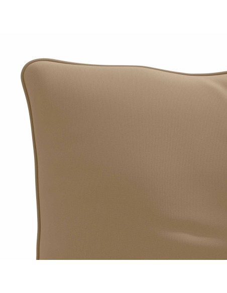 Cuscino per schienale PUTTEN 100% Poliestere Tortora