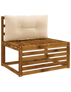 Cuscino per schienale PUTTEN 100% Poliestere Crema 2