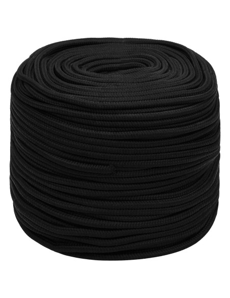Corda multiuso 10 mm 250 m Nero Poliestere