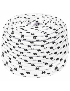 Corda multiuso 6 mm 100 m Bianco Poliestere