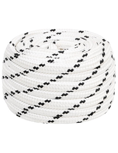Corda multiuso 18 mm 25 m Bianco Poliestere
