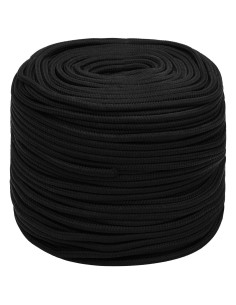 Corda multiuso 10 mm 25 m Nero Poliestere