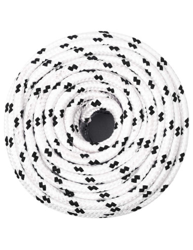 Corda multiuso 10 mm 100 m Bianco Poliestere