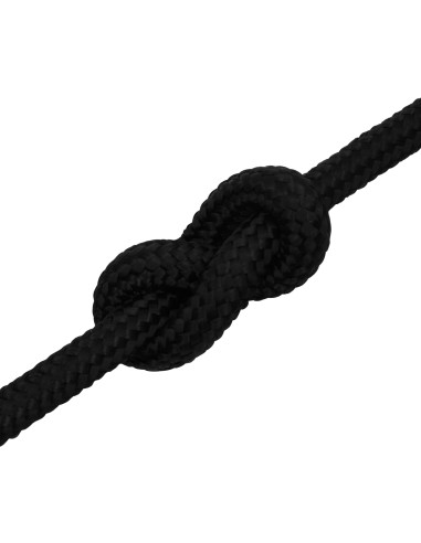 Corda multiuso 18 mm 25 m Nero Poliestere