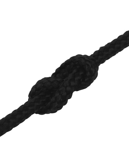 Corda multiuso 2 mm 100 m Nero Poliestere 50 kg Carico massimo