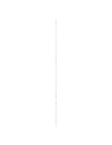 Porta del fienile Bianco 80 x 2,5 x 208 cm