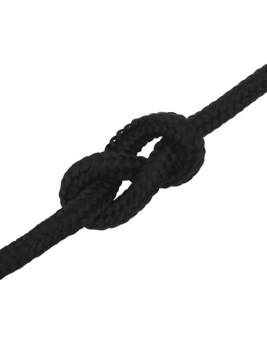 Corda multiuso 14 mm 250 m Nero Poliestere