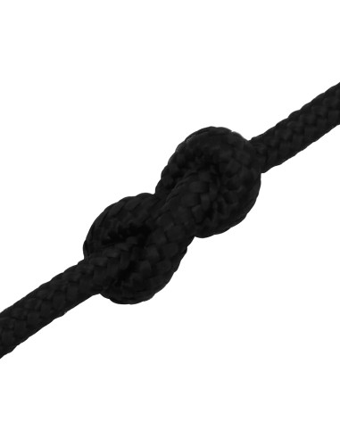 Corda multiuso 10 mm 250 m Nero Poliestere